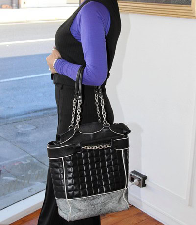 Chain & Leather Bag