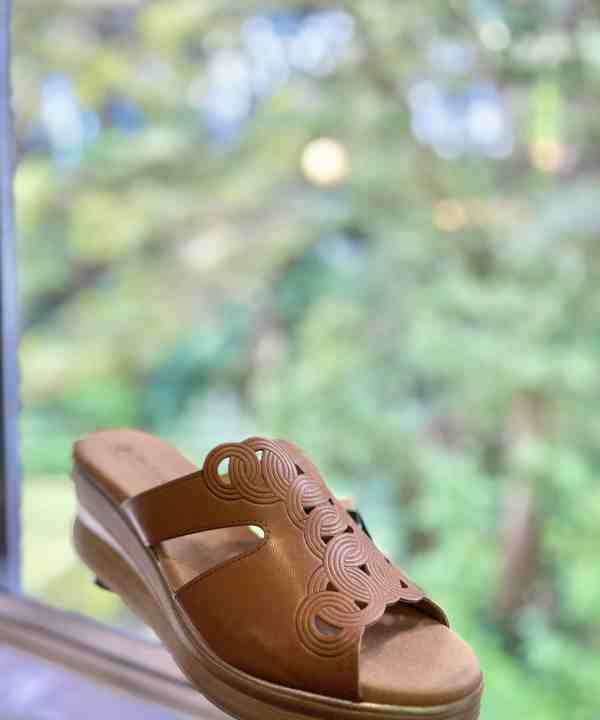 Alternative view of Brown Wedge Sandals