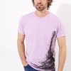 Bright pink guitar graphic T-shirt for music lovers, featuring a stylish and artistic design. Perfect for casual wear and showcasing your love for music and guitars with vibrant style.