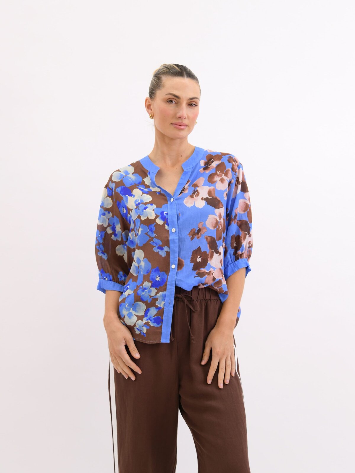 Two Tone Solene Top