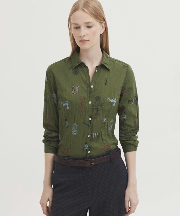 Raina Crinkle Shirt