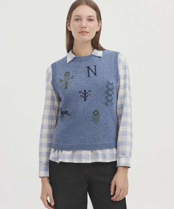 Cross Stitch Vest