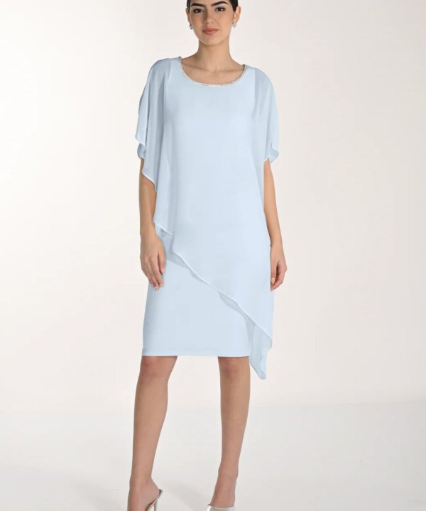 Aqua Sheath Dress