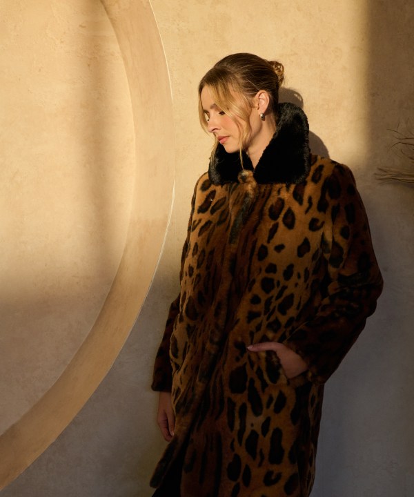 Alternative view of Leopard Fur Coat